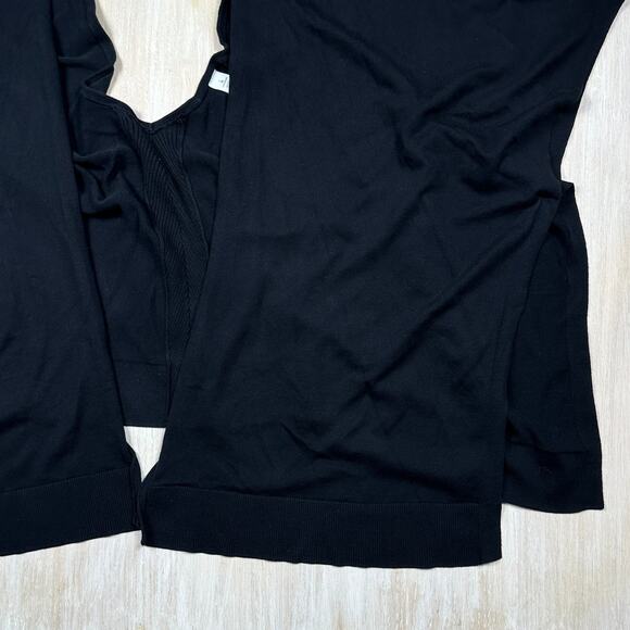 Lululemon Free to Coast Wrap Black Open-Back Lightweight Knit Layering Piece OS - Picture 2 of 11